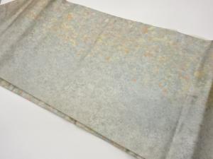 引箔霞模様織出し名古屋帯